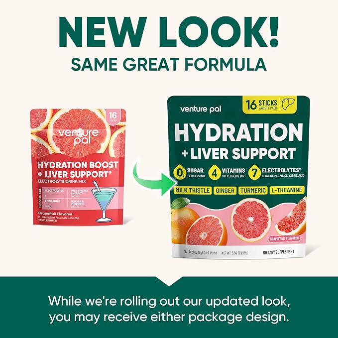 Venture Pal Hydration Packets + Liver Support- Liquid Daily IV Electrolyte - Image 9