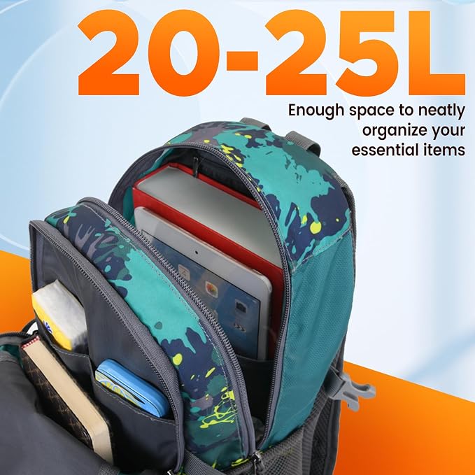 sunhiker Small Hiking Backpack Women Men 20L Lightweight Travel Backpack - Image 2
