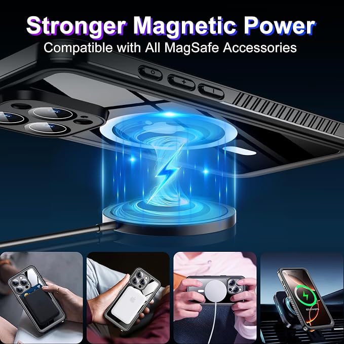 2025 New Designed for iPhone 16 Pro Max Case Waterproof, Phone Case 6.9" - Image 4