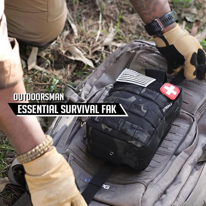EVERLIT 250 Pieces Survival First Aid Kit IFAK EMT Molle Pouch Survival Kit - Image 5