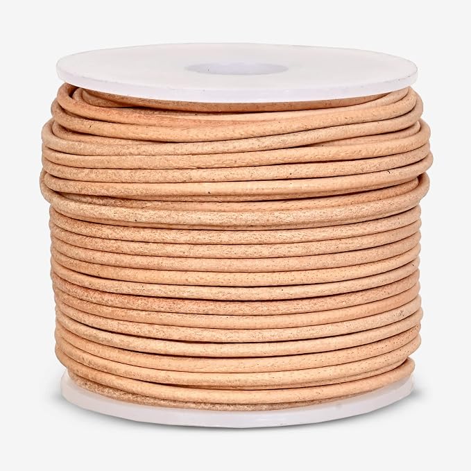 GENIQUE Real/Genuine Round Leather String Cord - Image 2