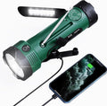 Emergency Radio with 5-Mode LED Flashlight, Solar Hand Crank NOAA Weather Radio by PPLEE