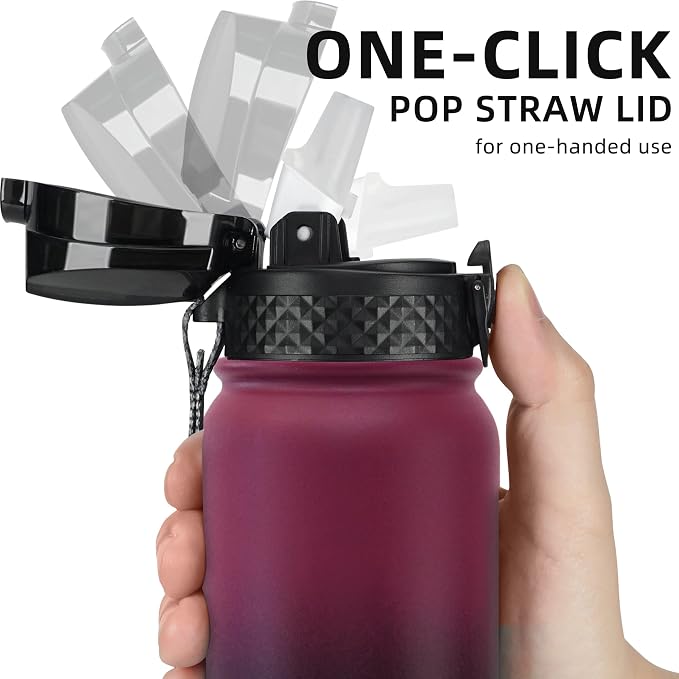 Fanhaw 20 oz Insulated Stainless Steel Water Bottle - Image 2