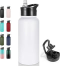 VEGOND 32 oz Insulated Water Bottle Stainless Steel Metal Water Bottles by VEGOND
