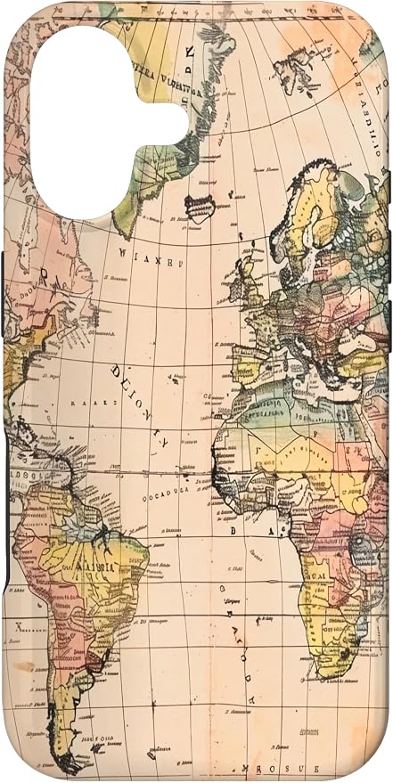 World Map, Old Map of The World Case by Unknown