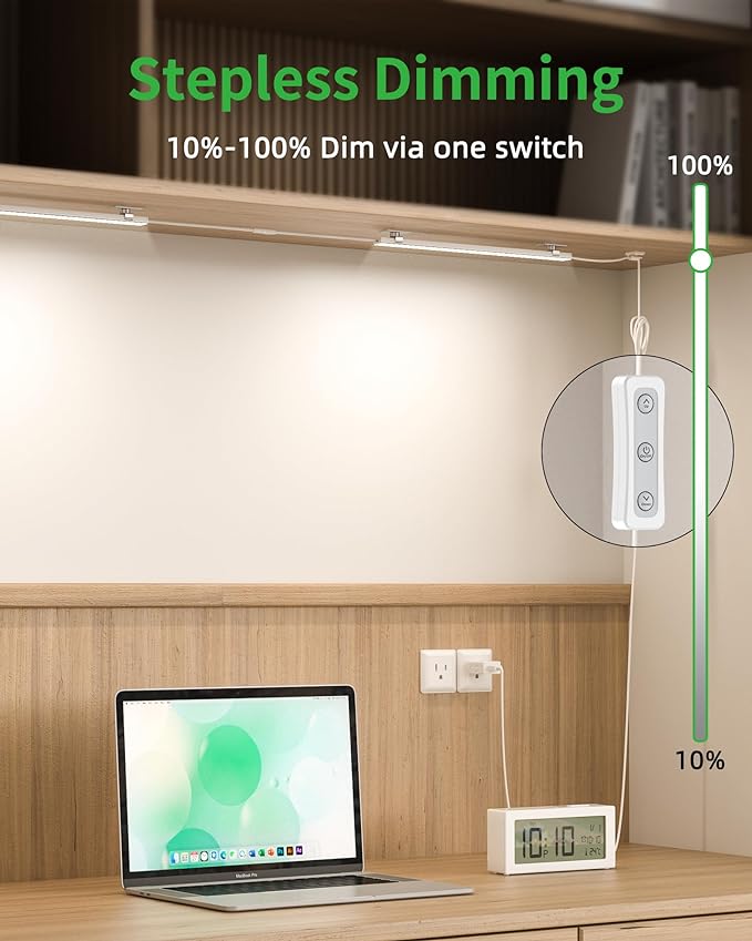 Plug-in Under Cabinet Lighting, Dimmable Counter Lights - Image 4