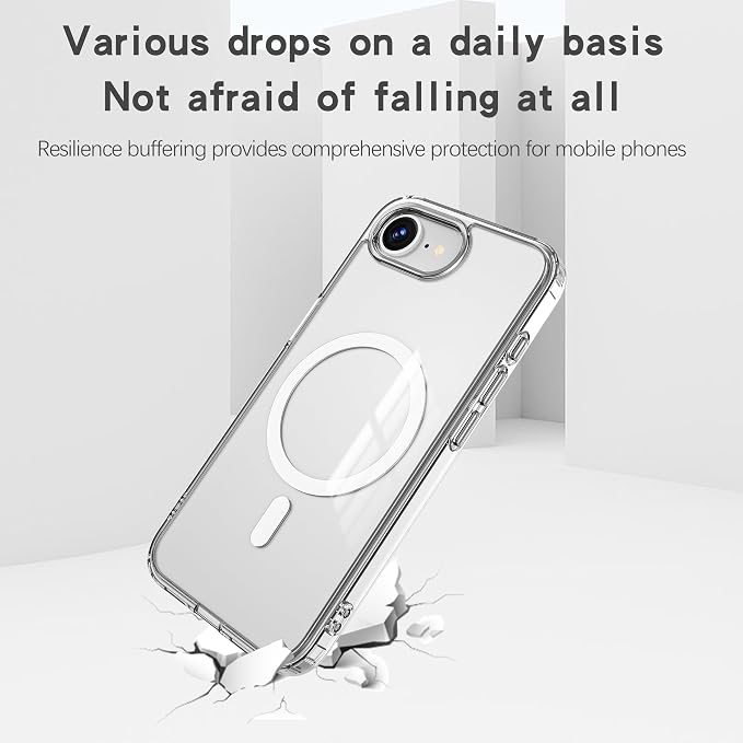 Magnetic Designed for iPhone 16e Case Clear - Image 3