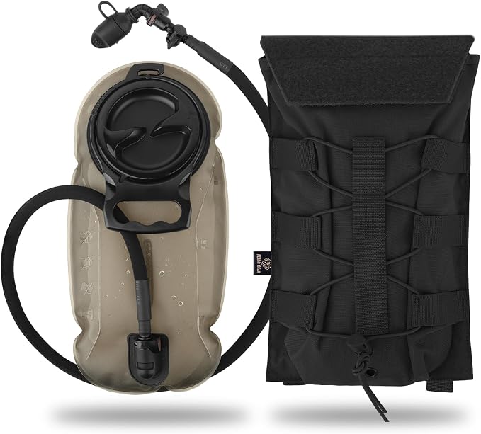 PETAC GEAR 1.5L / 3L Tactical Hydration Pack，Molle Carrier Pouch by PetacGear