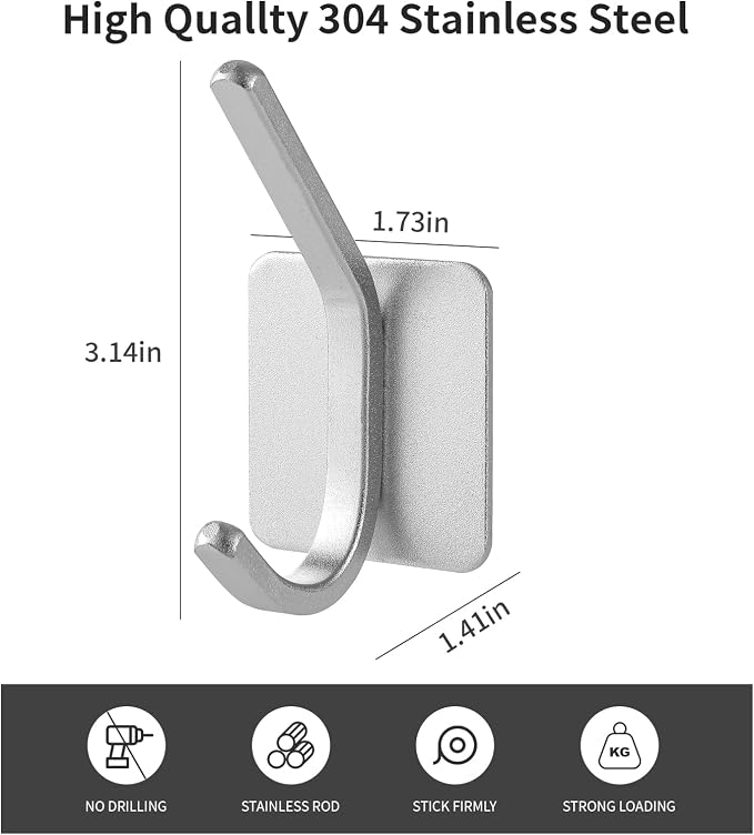 Paoli Heavy Duty Self Adhesive Hooks - Image 2