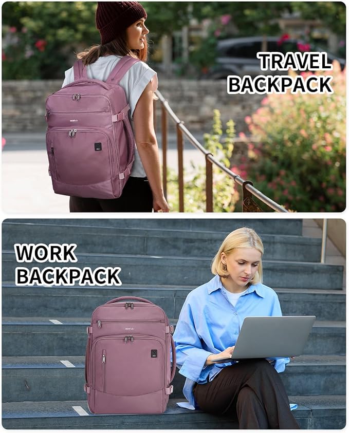 ECOHUB Travel Backpack for Women, Laptop Carry on Backpack - Image 9