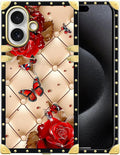 for iPhone 17 Case Luxury Golden Decoration by Unknown