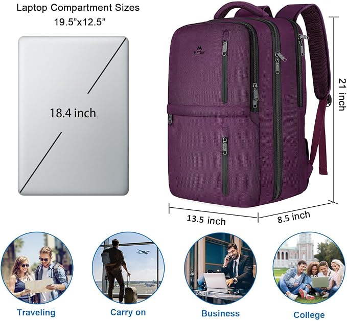 MATEIN Large 45L Travel Backpack - Image 2