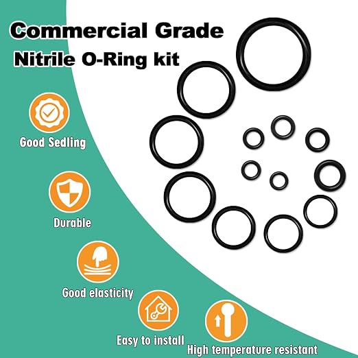 XBVV 32 Size 705 Pcs Plumbing Washers and O-Ring Kit 2-in-1 Rubber Gasket - Image 9