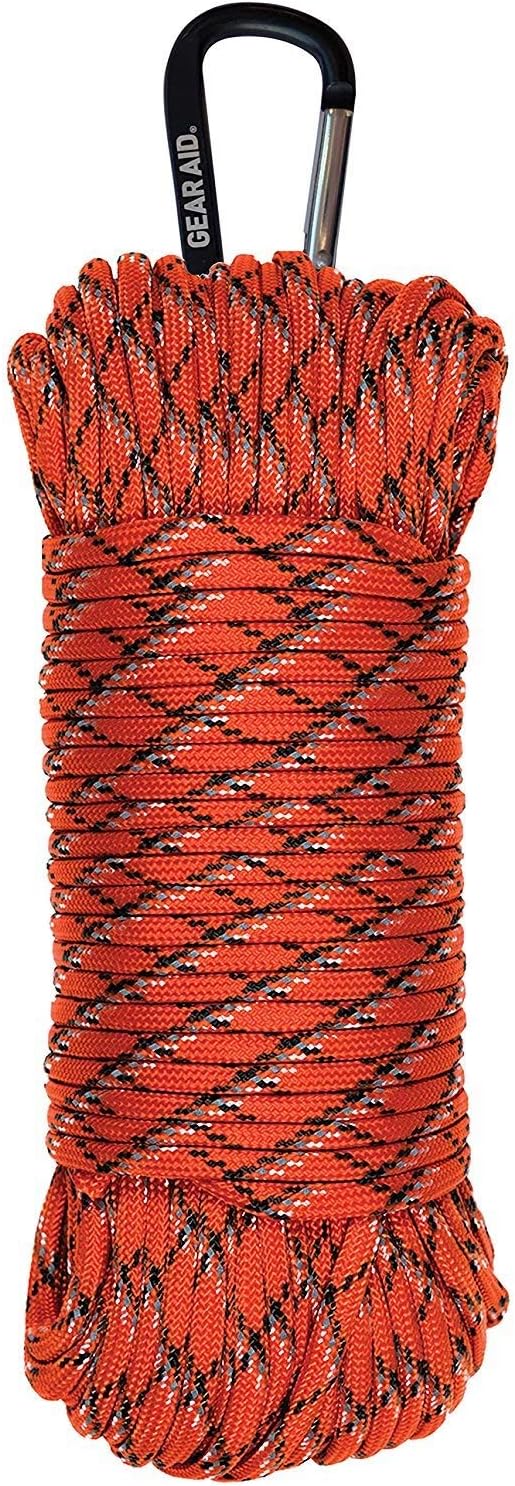 Gear AID 550 Paracord and Carabiner, 7 Strand Utility Cord by GEARAID