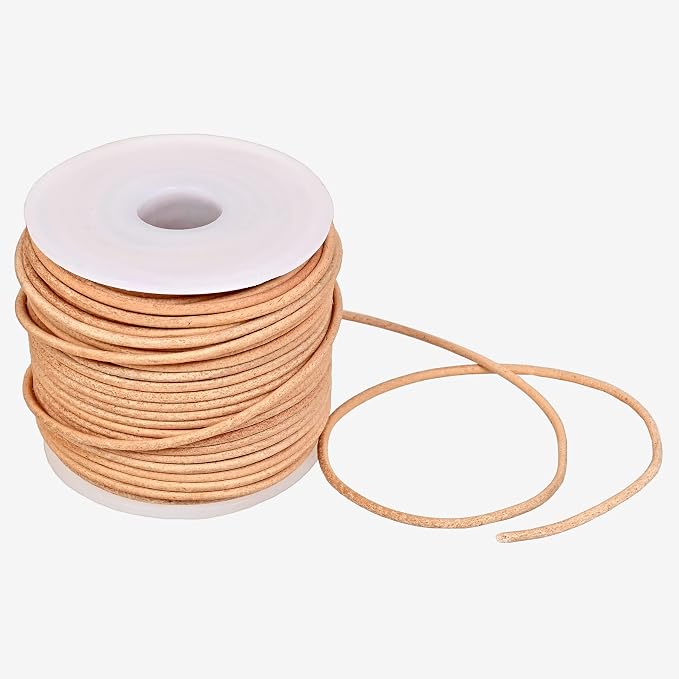 GENIQUE Real/Genuine Round Leather String Cord - Image 4