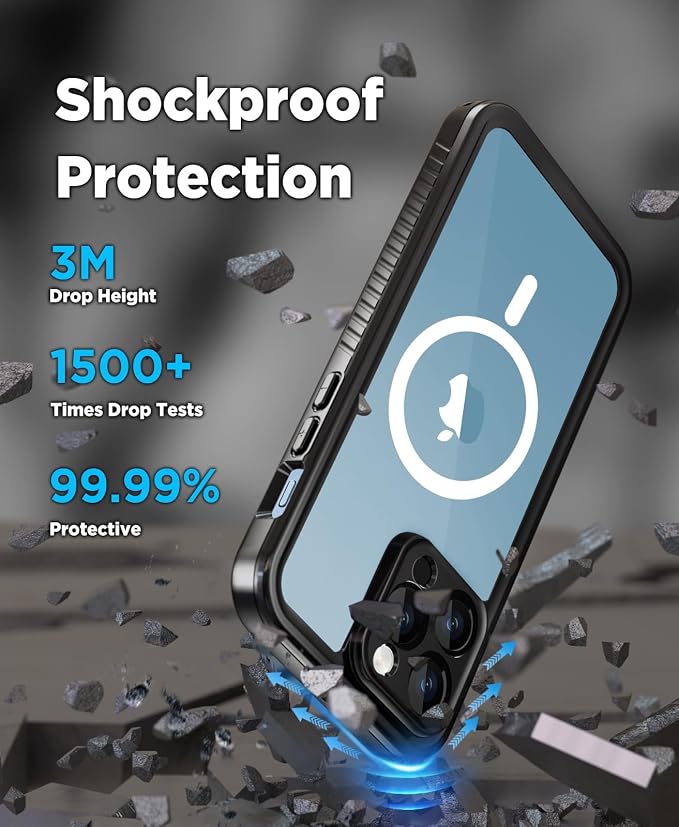 Beeasy for iPhone 13 Pro Max Waterproof Case - Image 5