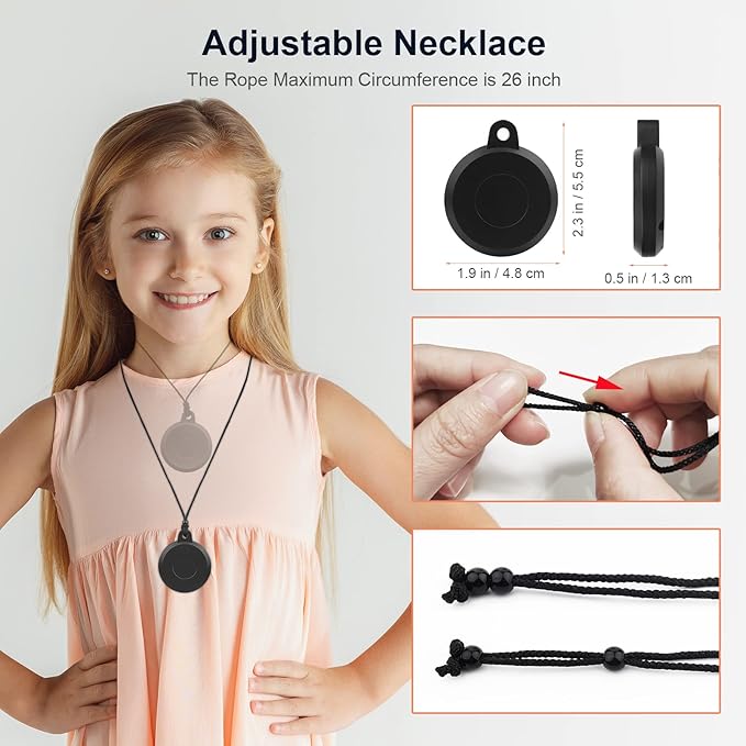 Airtag Holder Waterproof Necklace Keychain Case - Image 5