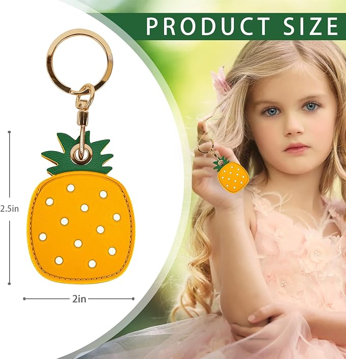 Leather Keychain Case Holder Compatible - Image 2