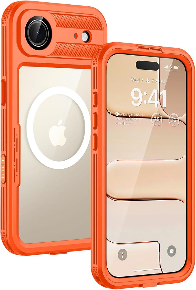 Lanhiem Magnetic for iPhone Air Phone Case, IP68 Waterproof Dustproof Phone by LanhiemHome