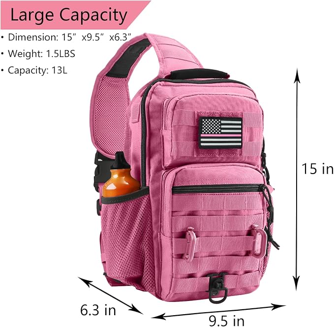 Rover Sling Pack Tactical Shoulder Sling Bag Backpack - Image 2