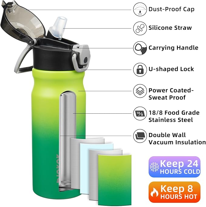BJPKPK Stainless Steel Insulated Water Bottle - Image 2