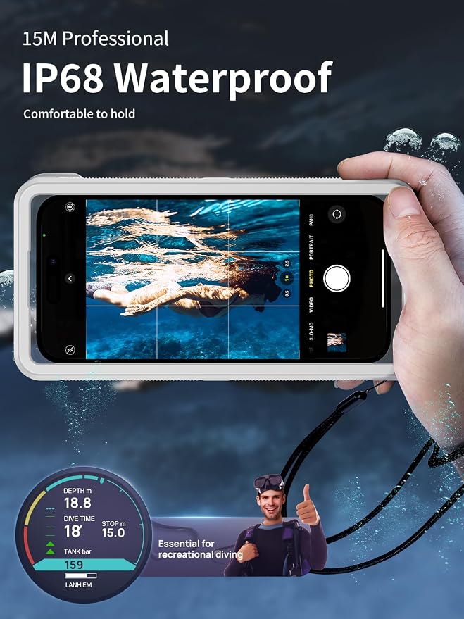 Lanhiem Snorkeling Underwater Phone Case - Image 2