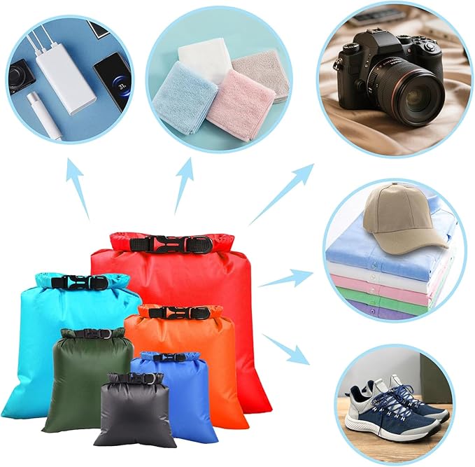 6PCS Dry Bags Waterproof, Lightweight Dry Bags - Image 5