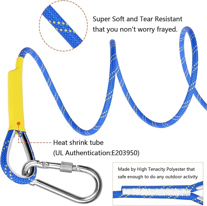 X XBEN Outdoor Climbing Rope 10M 20M 30M 50M 70M 152M 352M Static Rock Climbing - Image 4