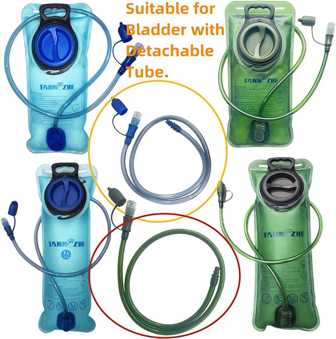Hydration Bladder Universal Tube, Food Grade Silicone Mouthpiece, Straw Tube - Image 3