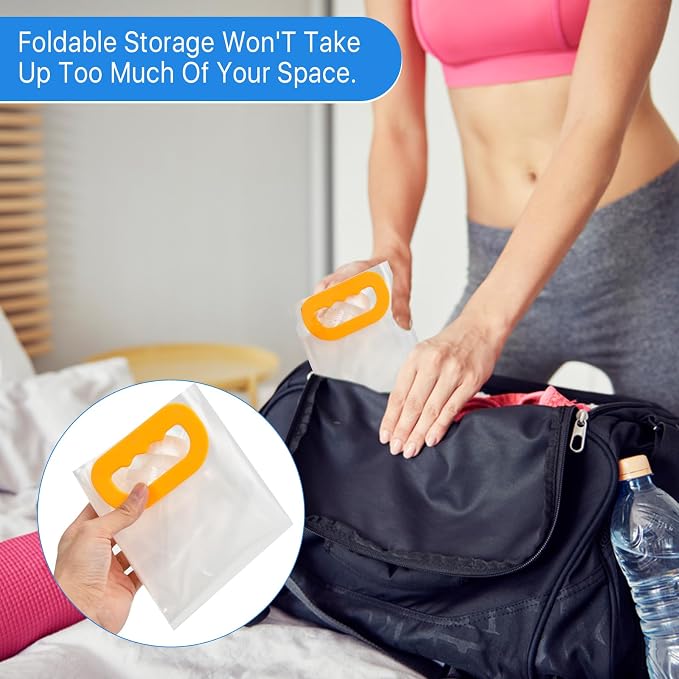 12 Pack Collapsible Water Container Bag 1.3 Gallon Emergency Foldable Water - Image 3