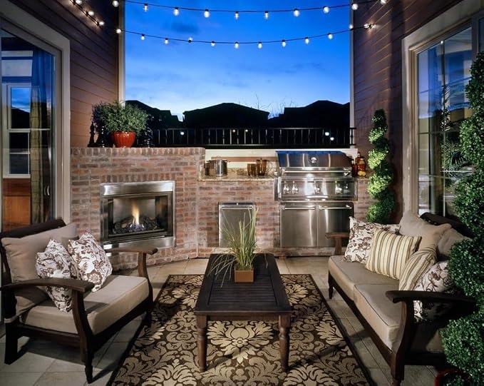 Lampat String Lights, LED 50 Lights Bulb 50Ft G40 Globe String Lights - Image 8