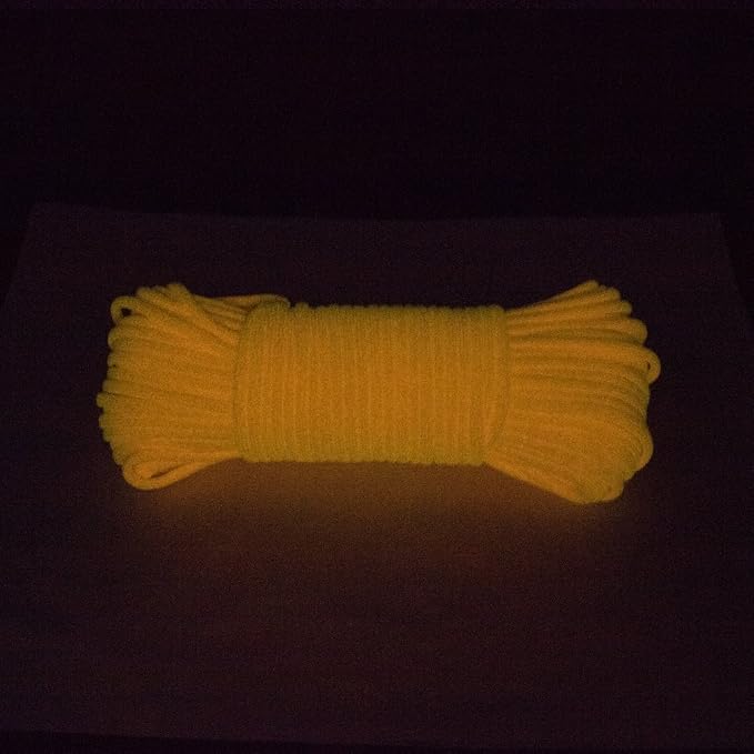 Glow in The Dark Zesty 550lb Paracord – 21 Strand Luminous Parachute Cord - Image 3