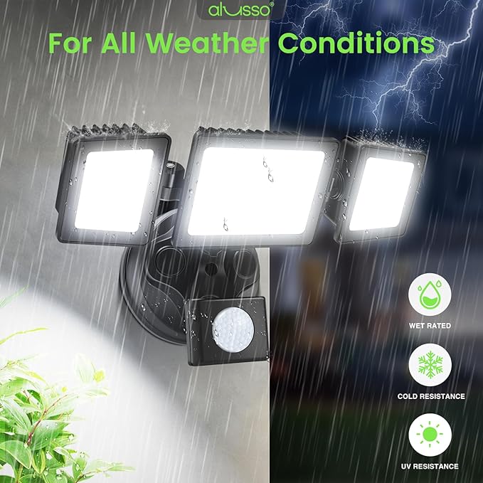 LED Security Lights Motion Sensor, 36W 3000LM Flood Lights Outdoor Motion Sensor - Image 6