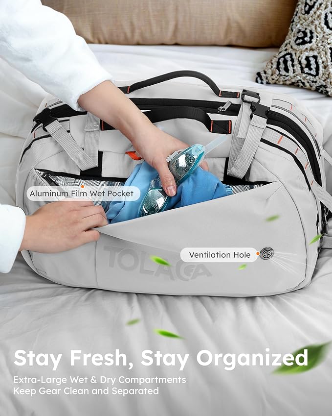 Tolaccea Travel Laptop Backpack - Image 4