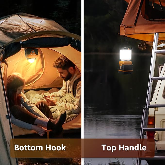 Lepro 1000LM Battery Powered LED Camping Lantern, Camping Essentials, - Image 5