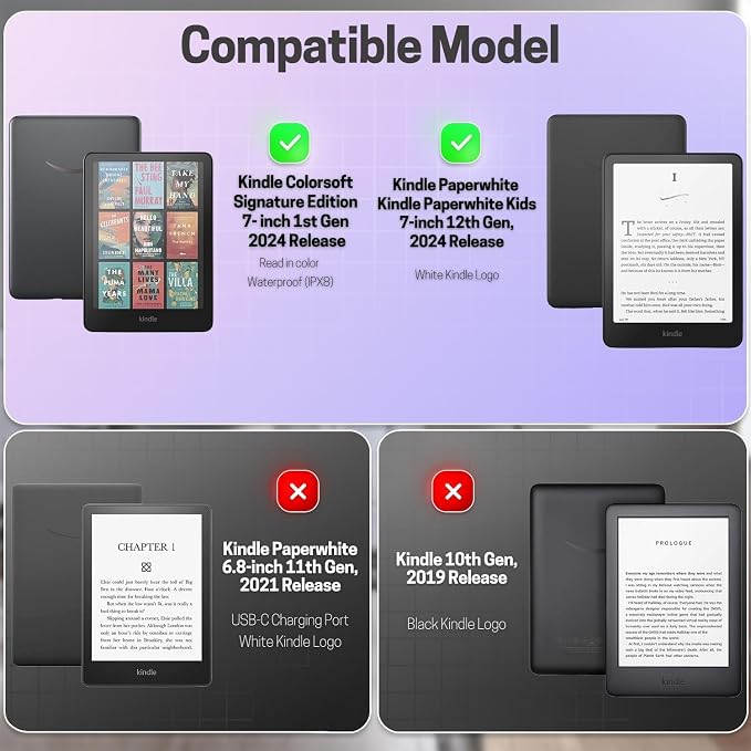 TNP Stand Case for Kindle Paperwhite 12th Generation 2024 / Kindle Colorsoft - Image 2