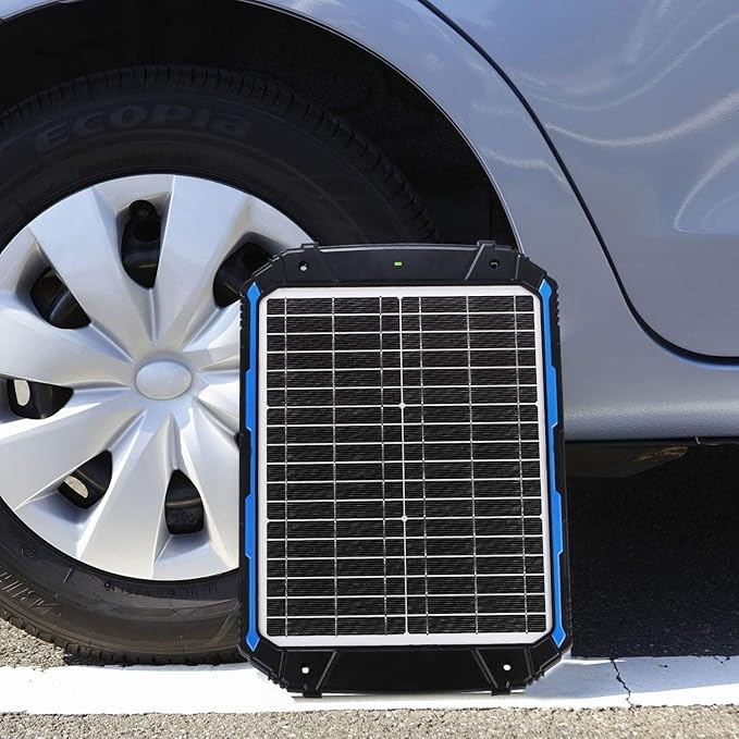 SUNER POWER 25W 12V Solar Battery Trickle Charger & Maintainer PRO, Built-in - Image 5