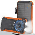 Power Bank Portable Solar Charger, Wireless Fast Charging Battery Pack by Luvknit