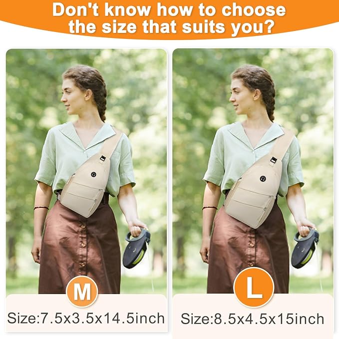 Pritent Crossbody Bags for Women Men Trendy Sling Bag Backpack Casual Chest Bag - Image 6