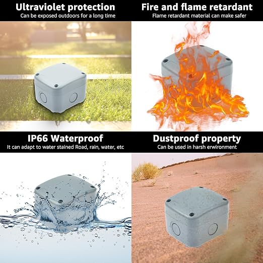 SuperInk 1 Pack Dustproof Electrical Junction Box Connector 5 Pole Waterproof - Image 4