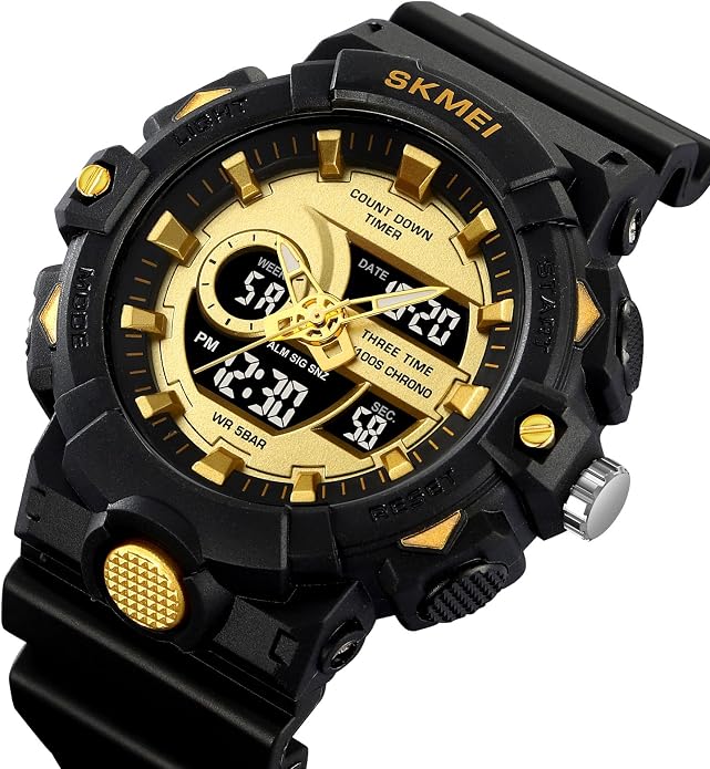 FANMIS Mens Military Multifunction Digital LED Watch Electronic Waterproof - Image 2