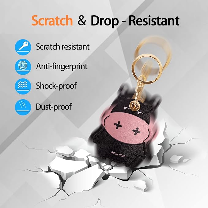Leather Keychain Case Holder Compatible - Image 3