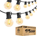 Lightdot 50FT Outdoor String Lights, LED Bistro String Lights by LightdotLighting