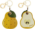 Leather Keychain Holder Case Compatible by BORKUANA
