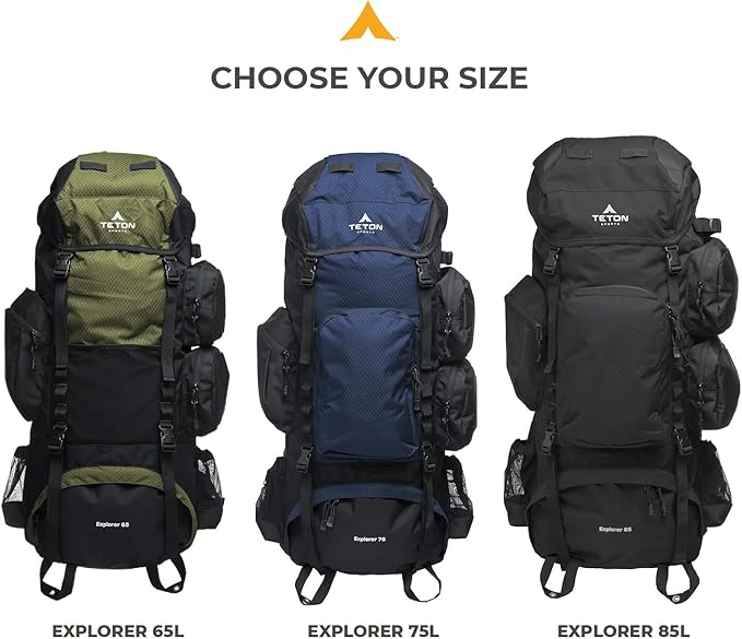 Teton 85L Explorer Internal Frame Backpack - Image 6