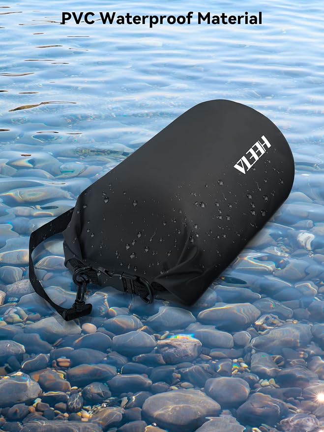 HEETA Waterproof Dry Bag for Women Men, 5L/10L/20L/30L/40L Roll Top Lightweight - Image 3