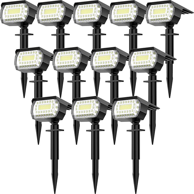 LANSOW Solar Spot Lights Outdoor, 2-in-1 Solar Landscape Spotlights, 3 Modes by LANSOW