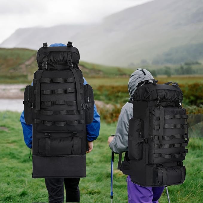 70L/100L Camping Hiking Backpack - Image 6