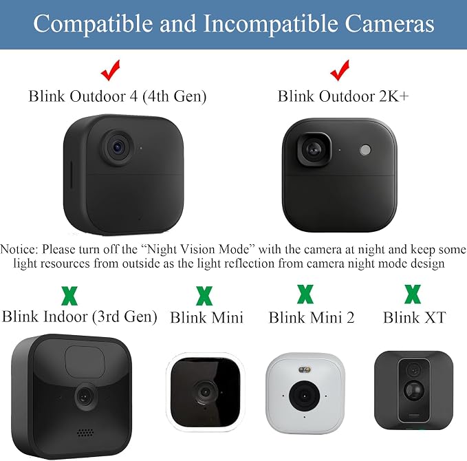 Window Mount Compatible with Blink Outdoor 4 Camera Blink Outdoor 2K+, Secured - Image 2