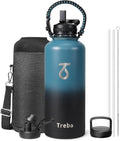 Trebo Water Bottle Insulation 87 oz, Vacuum Stainless Steel Water Jug, by StayHotStayColdStayGreen